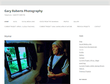 Tablet Screenshot of garyrobertsphotography.com